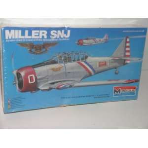   Miller SNJ Texan Aircaft  Plastic Model KIt 