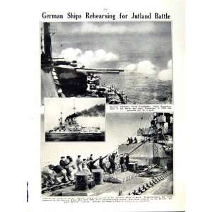  1916 WORLD WAR BRITISH SHIP SUBMARINE JUTLAND BATTLE