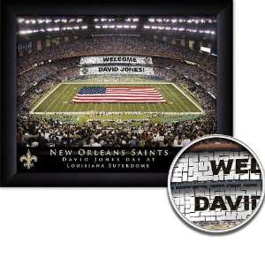  New Orleans Saints Personalized Stadium Print Sports 