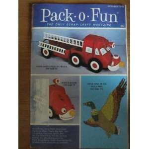  Pack o Fun Scrap Craft Magazine October 1973 Everything 