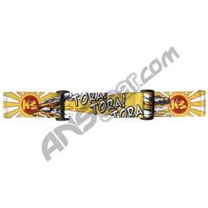   Paintball Goggle Strap   09 Gold Tora 