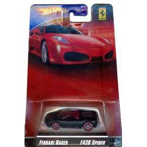 Hot Wheels Ferrari Racer F430 Spider 1:64 Scale (Black) : Toys & Games 