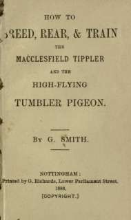 MACCLESFIELD TIPPLER /HGH FLYING TUMBLER PIGEON CD  