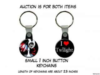 TWILIGHT Breaking Dawn collage set of 2 Key Chains  