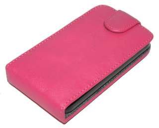 Handy Tasche Hülle Etui Flip pink für LG P970 Optimus / Handytasche 