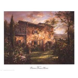  Andino Tuscan Farm House 33.75x27.5 Poster Print