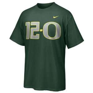  Oregon Ducks 2011 BCS Undefeated 12 0 Nike T Shirt Sports 