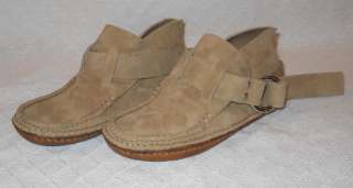 CREW QUODDY HANDMADE SUEDE RING BOOTS SIZE 6 SAND $278  