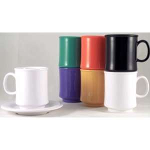 oz Stackable Unbreakable Polycarbonate Plastic Diner Mug  