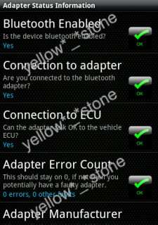 Torque Android Bluetooth Diagnose Tool Adapter OBD OBD2 EOBD Interface 