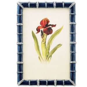  Lawrence Frames Navy Blue And Metal 4x6 Picture Frame 