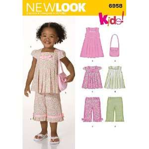  New Look Sewing Pattern 6958 Toddler Separates, Size A (1 