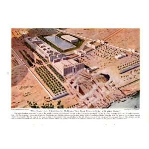  1941 Temple Am?n at El Karnak under construction by slaves 