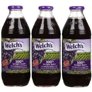 Welchs Grape Juice, 24 oz, 3 pk Grocery & Gourmet Food