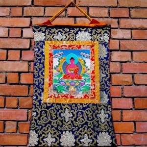 Amitabha Amitabh Buddha Tibetan Thangka Painting  
