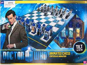 Doctor Who Animated Chess Set, Dr Who Game, New in Box, Daleks vs. the 