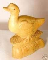 Antique Hand Carved Wooden DUCK Folk Art Germany NICE  