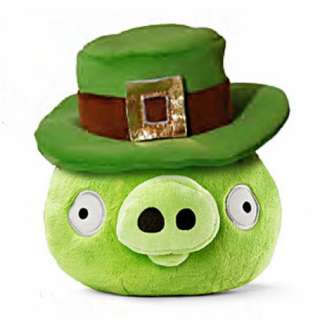 Angry Birds 5 Basic Plush St Pats Day Green Pig *New*  