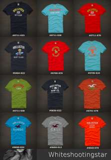 NEW HOLLISTER HCO Men Graphic Tee T shirt Size: XS, S, M, L, XL  