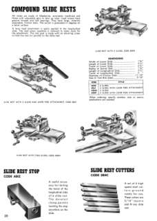 LEVIN Precision Watchmaker Lathes and Drills Catalog  