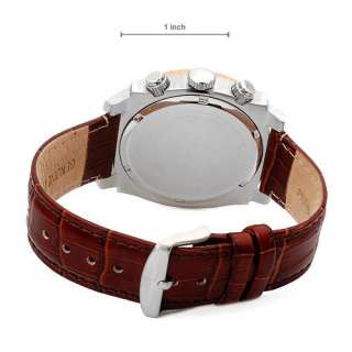   EN040L.508 Swiss Movement Leather Mens Chronograph Watch  