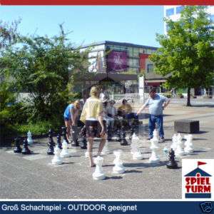 Schachspiel Groß Outdoor Schach Schachfiguren Spiel NEU  