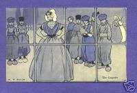 P7992 A K MacDonald postcard, Dutch Woman and Men  