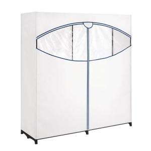    Wide Clothes Closet with White Cover 6822 167 B 