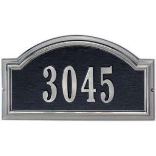 Whitehall Products Brushed Nickel Arch Plaque 12798 at The Home Depot 