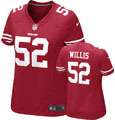    Home Red Game Replica #52 Nike San Francisco 49ers Womens Jersey