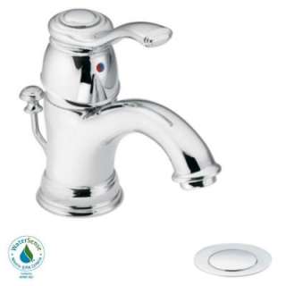 MOEN Kingsley 4 In. 1 Handle Low Arc Bathroom Faucet in Chrome 6102 at 
