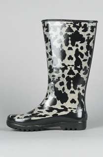 Sperry Topsider The Pelican Rain Boot in Grey Cheetah  Karmaloop 