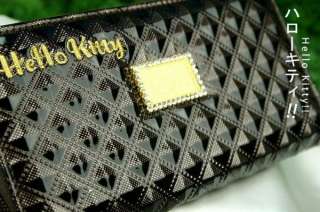 JW13 Black Hello Kitty Adorable Wallet Purse Bag  