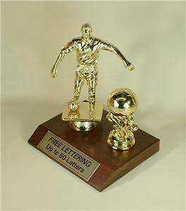Trophy Fantasy Male Soccer Award Free Lettering Custom  