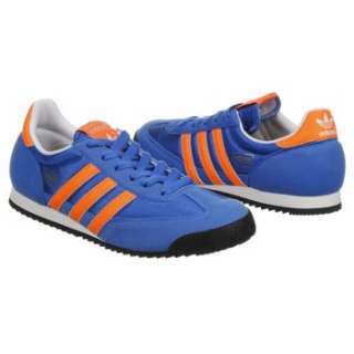 Athletics adidas Kids Dragon Nylon Pre/Grd Blue/Orange/White Shoes 