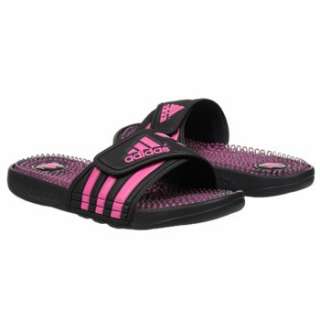 Athletics adidas Womens Adissage Fade Black/Intense Pink Shoes 