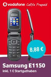 LG GT400 schwarz Handy CallYa Paket 15 € Startguthaben  