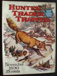 HUNTER TRADER TRAPPER Magazine November 1930 Vol. XLI No. 5  