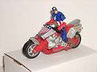 Captain America 5.5 in. Long Motorcycle w/ Guns, Great Condition
