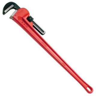 URREA 48 In. Long Heavy Duty Iron Pipe Wrench 848HD at The Home Depot 