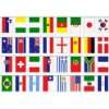 WM 2010 Fahnenkette Flaggenkette alle 32 Nationen 13 Meter lang   FRIP 