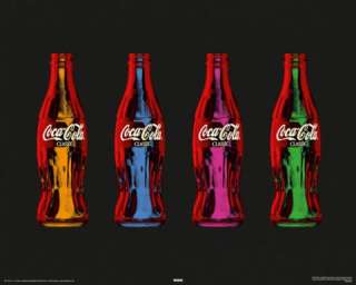 Coca Cola   Popart Flaschen Poster Bild Plakat #44267  