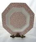 Independence China Mary Jane 1 Dinner Plate Pink Floral Octogonal
