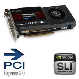 EVGA 01G P3 1158 TR GeForce GTS 250 Video Card   1024MB DDR3, PCI 