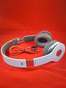   Monster Beats by Dr Dre Solo HD Earphones Headphones WHITE iphone