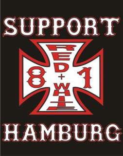 HAMBURG BIG RED MACHINE SUPPORT Sweatshirt JACKE BRM 81 IRON CROSS TOP 