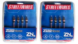 Streetwires ZN9260 2 Channel Audio RCA Cables 19 Ft  