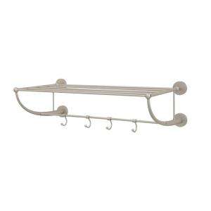   Hotel Style Towel Rack in Brushed Nickel 46847B at The Home Depot