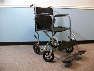   Transportation Chair Wheel Chair Steel Light Weight NIB  