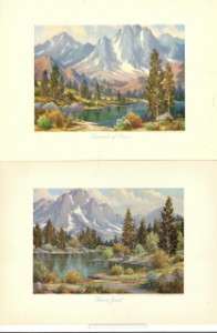 Oliver Glen Barrett Sierra Jewel Sentinels 2 Prints 40s  